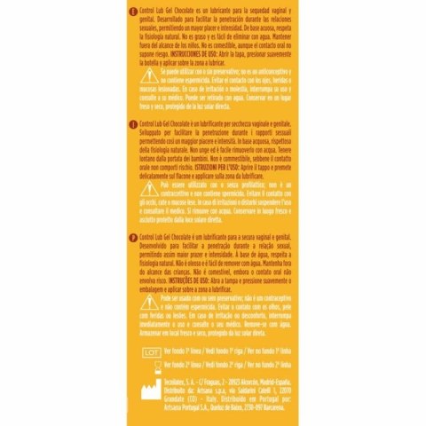 Control Lub Gel Chocolate żel intymny na bazie wody 75 ml