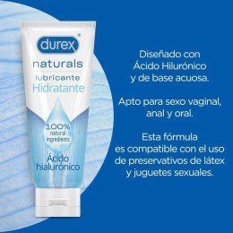 Durex Naturals Żel Nawilżający 100 ml - Naturalny, Bez Zapachu, pH Neutralne