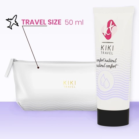 Kiki Travel Naturalny Lubrykant Komfortowy 50 ml - Wegański i Bez Parabenow
