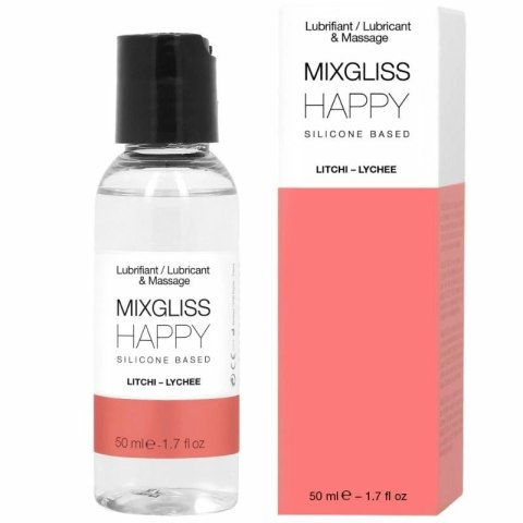 Mixgliss Happy Litchi Silikonowy Żel Intymny 50 ml - aromat liczi