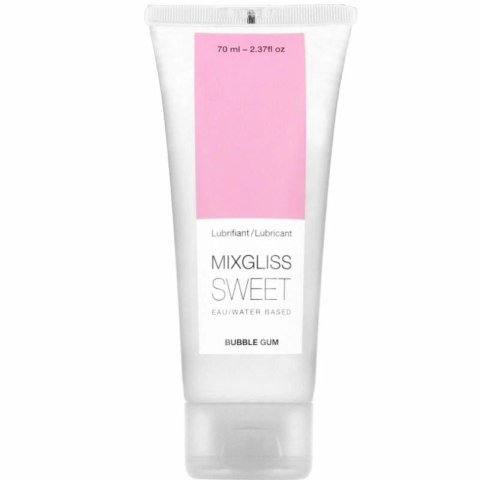 Mixgliss Water Based Gel Bubble Gum 70ml - żel intymny o smaku gumy