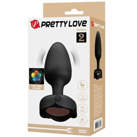 Pretty Love Varian Plug LED czarny silikonowy 10,8 cm USB
