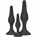 ToyJoy Curvy Companions Zestaw 3 zatyczek anatomicznych silikon czarny