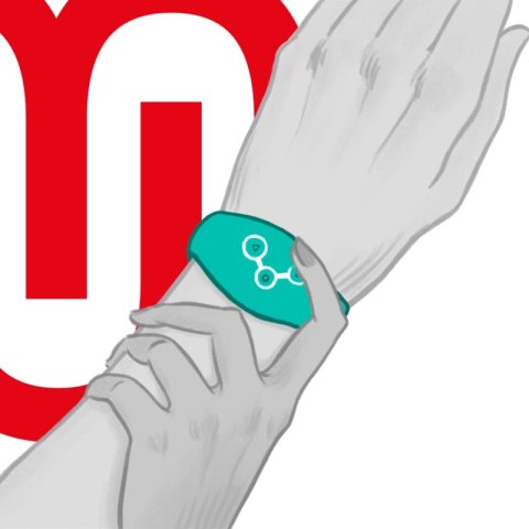 Watchme Aquamarine - Zegarek Sterujący Bezprzewodowy IPX7 Bluetooth