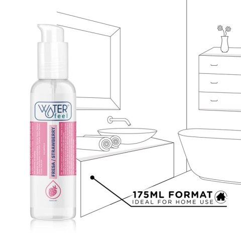 Waterfeel Lubrykant wodny Truskawkowy 175 ml - długotrwałe nawilżenie
