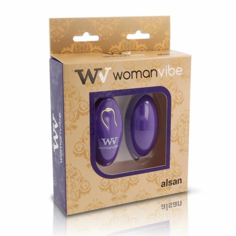 Womanvibe Alsan Egg zdalne sterowanie, silikon fioletowy, 12 trybow