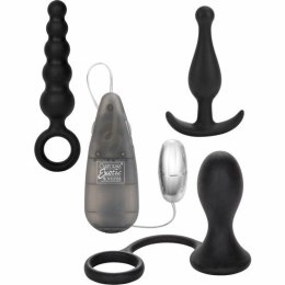 CalExotics Zestaw Prostatyczny dla Mężczyzn, silikon i PVC, 4 elementy