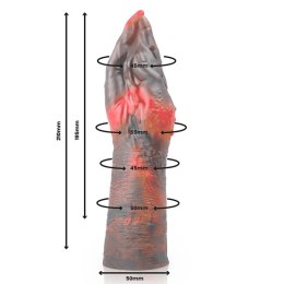 EPIC Lilith Model M silikonowy anatomiczny, kolor demon, 21 cm