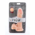 Get Real Double Density 18 cm - Model anatomiczny z przyssawką, beżowy