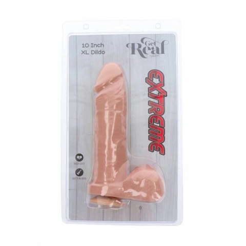 Get Real Extreme XL Model 25,5 cm z przyssawką, odcień skory