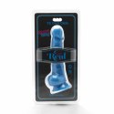 Get Real Happy Dicks 19 cm model z niebieskimi detalami, przyssawka