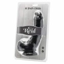 Get Real Model 20,5 cm Czarny - Anatomiczna Forma z Kulistymi Elementami