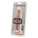Get Real Model Dong 18 cm skora - anatomiczny kształt, PVC, naturalny kolor