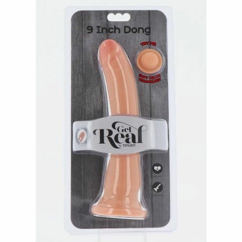 Get Real Model Dong podwojna gęstość 20,5 cm cielisty TPE