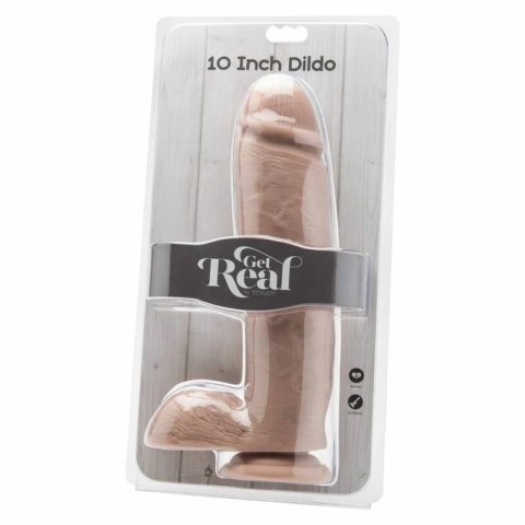 Get Real model 25,5 cm - anatomiczny kształt, powierzchnia skorkowana