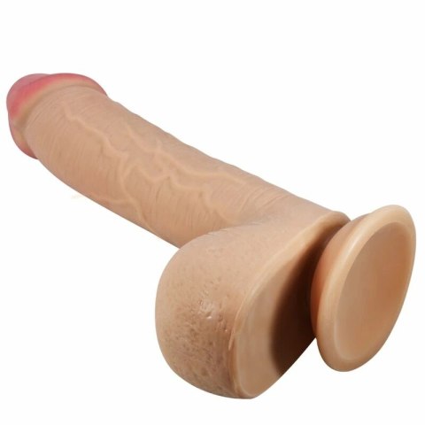 Pretty Love Sliding Skin 23,4 cm - Model z ruchomą powierzchnią, przyssawka