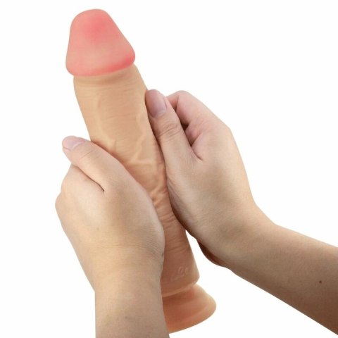Pretty Love Sliding Skin 23,4 cm - Model z ruchomą powierzchnią, przyssawka