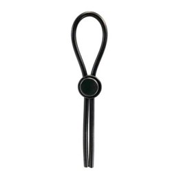 Boneyard Buck'd - Pierścień regulowany silikonowy 4mm czarny