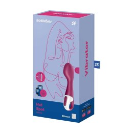 Satisfyer Hot Spot wibrator zakrzywiony z funkcją podgrzewania, rożowy