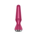 Satisfyer Plug-ilicious 2 Berry - anatomiczna wtyczka z dwoma silnikami