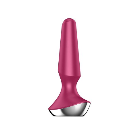 Satisfyer Plug-ilicious 2 Berry - anatomiczna wtyczka z dwoma silnikami