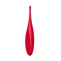Satisfyer Twirling Fun Tip - Precyzyjny stymulator z obrotową końcowką, magenta