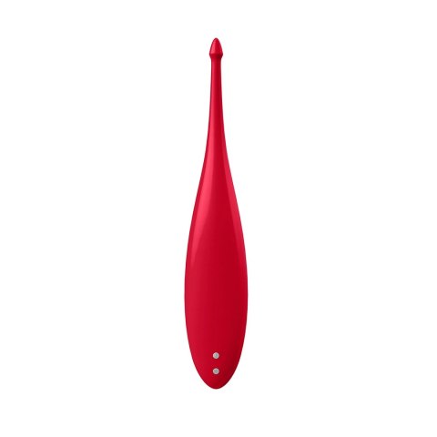 Satisfyer Twirling Fun Tip - Precyzyjny stymulator z obrotową końcowką, magenta