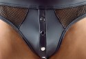 Svenjoyment Stringi Męskie 2XL Czarny Mat Siateczka Zatrzask