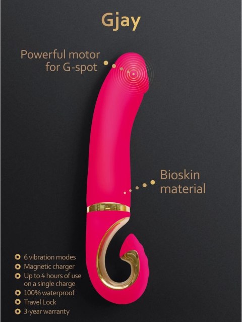 Gvibe Gjay Zakrzywiony model wibrujący z materiału Bioskin