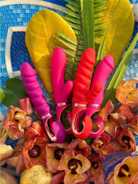 Gvibe Grabbit Mini - wibrujący kroliczek, 3 silniki, kolor fioletowy