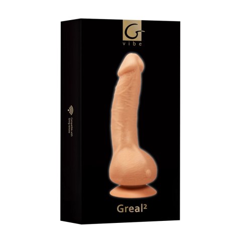 Gvibe Greal 2 Beige - model z przyssawką, sterowanie zdalne