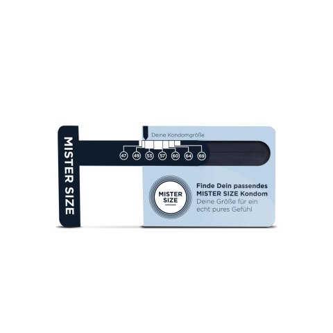 Mister Size Sizer Tool - Niemiecki miernik doboru rozmiaru prezerwatyw