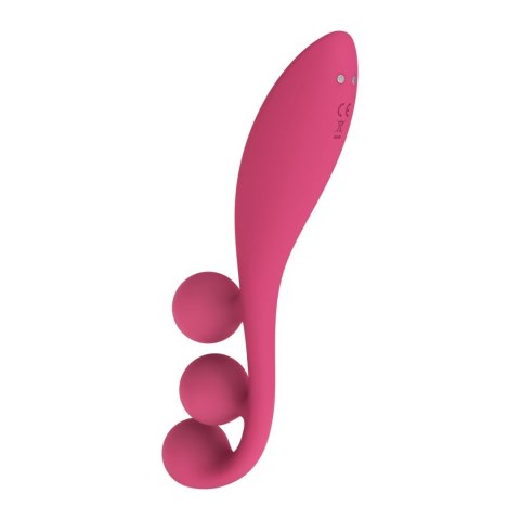 Satisfyer Tri Ball 1 - Wielofunkcyjny model z trzema silnikami, silikon, ładowalny