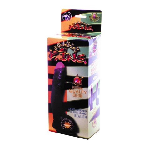 All Black Jungle King model 25,5 cm z przyssawką, czarny