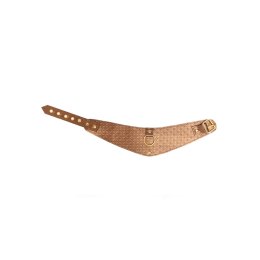 Allure Xplay Szeroka obroża pikowana ze złotymi akcentami