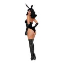 Dreamgirl Kostium Bad Girl Bunny XL - aksamitny, z uszami i ogonkiem