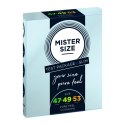 MISTER SIZE Pure Feel Test Pack Slim prezerwatywy 47/49/53mm 3 szt.