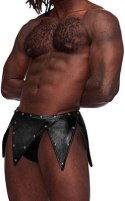 Male Power Gladiator SM - zestaw stringi z pasem i ozdobnymi ćwiekami