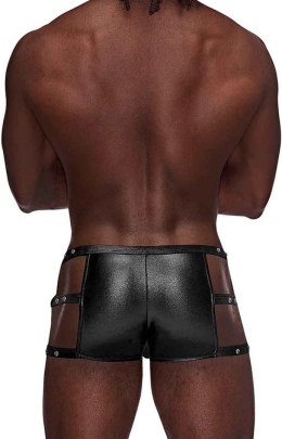 Male Power Vulcan SM bokserki z wycięciami i metalowymi detalami