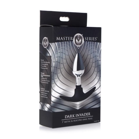 XR Brands Metalowy-Silikonowy Korek Anatomiczny Small, nikiel-free