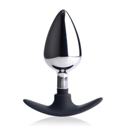 XR Brands Metalowy korek z silikonową bazą duży, hipoalergiczny