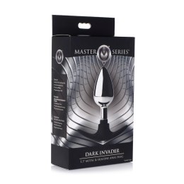 XR Brands Plug anatomiczny metalowo-silikonowy średni 848518036131