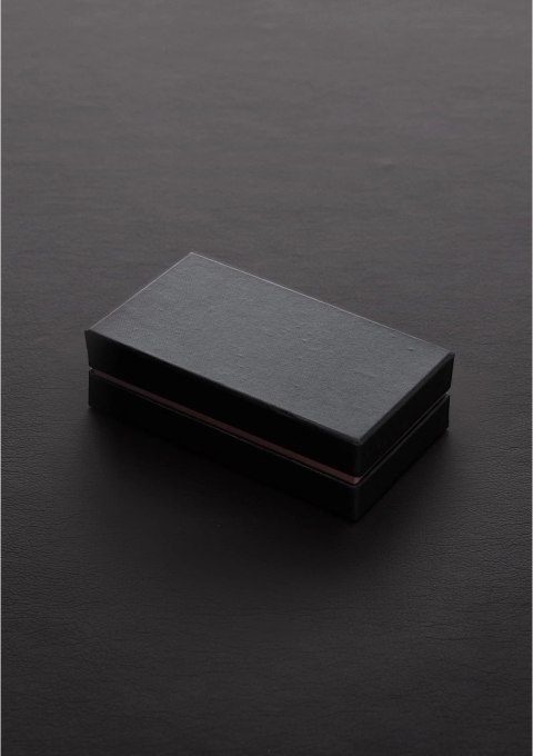 Steel Bondage - hak stalowy z dwoma pierścieniami, 1,2 cm