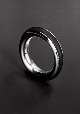 Steel Model 40 mm - stalowy pierścień anatomiczny z kolorowym akcentem