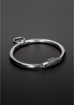 Steel - Obroża stalowa z zamkiem szyfrowym, rozmiar duży