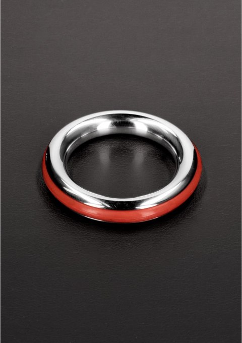 Steel Power Tools - stalowy pierścień anatomiczny 45 mm, kolorowy akcent