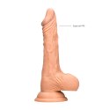 RealRock Model 23 cm z anatomiczną podstawą, kolor naturalny