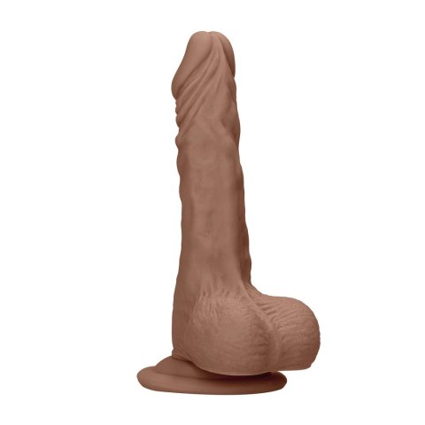 RealRock Model 25 cm z anatomiczną podstawą Skin TPE, naturalny