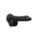 RealRock Model Classic 20 cm - miękka powierzchnia, przyssawka Skin TPE