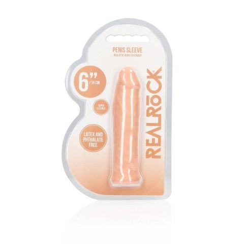 RealRock Nakładka powiększająca 16 cm Skin TPE naturalny kolor